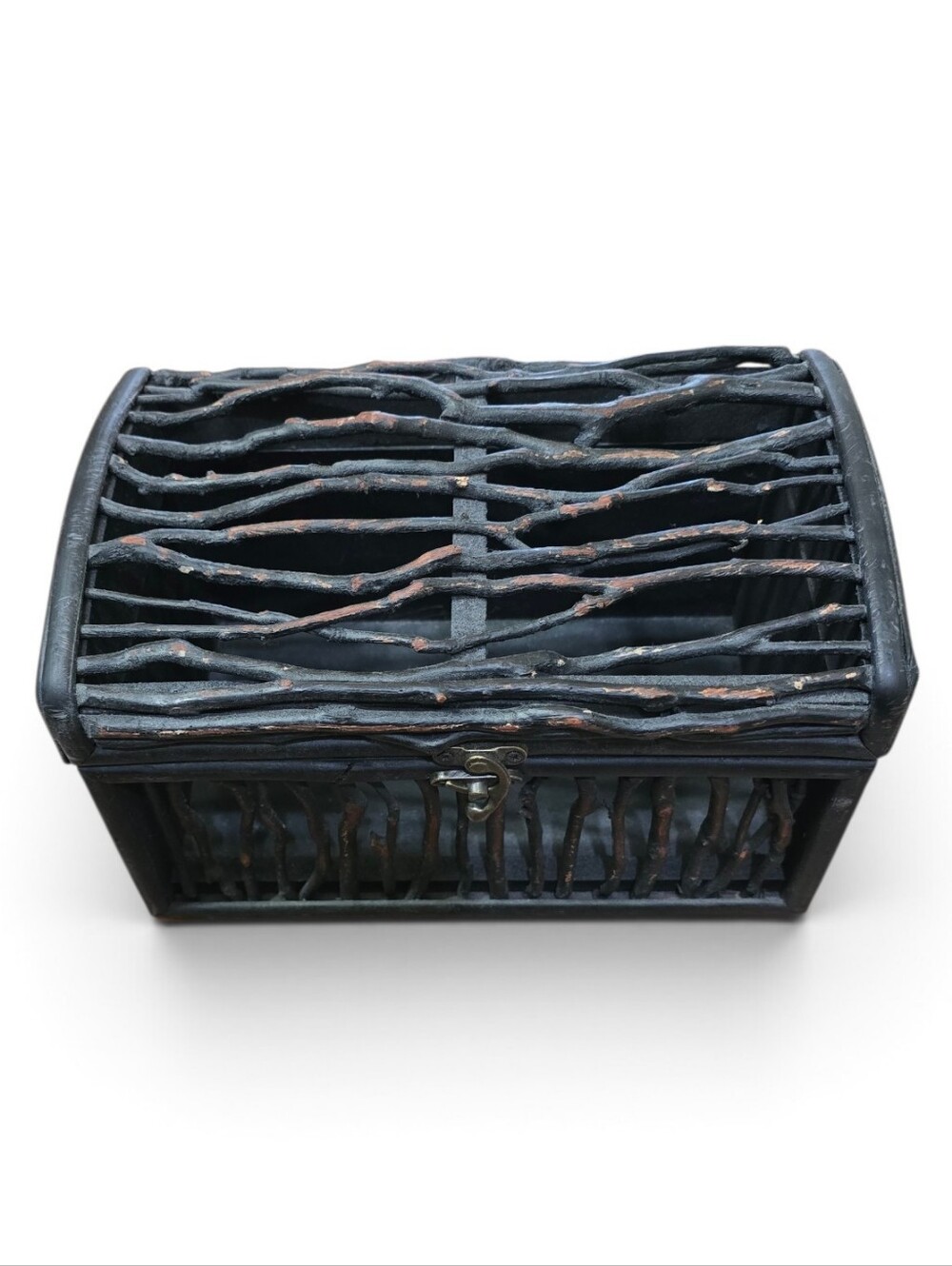 Hobby Lobby Decorative Black Woven Branch Storage Box